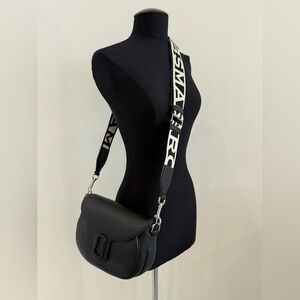 NWT Marc Jacobs J Marc large saddle bag - black